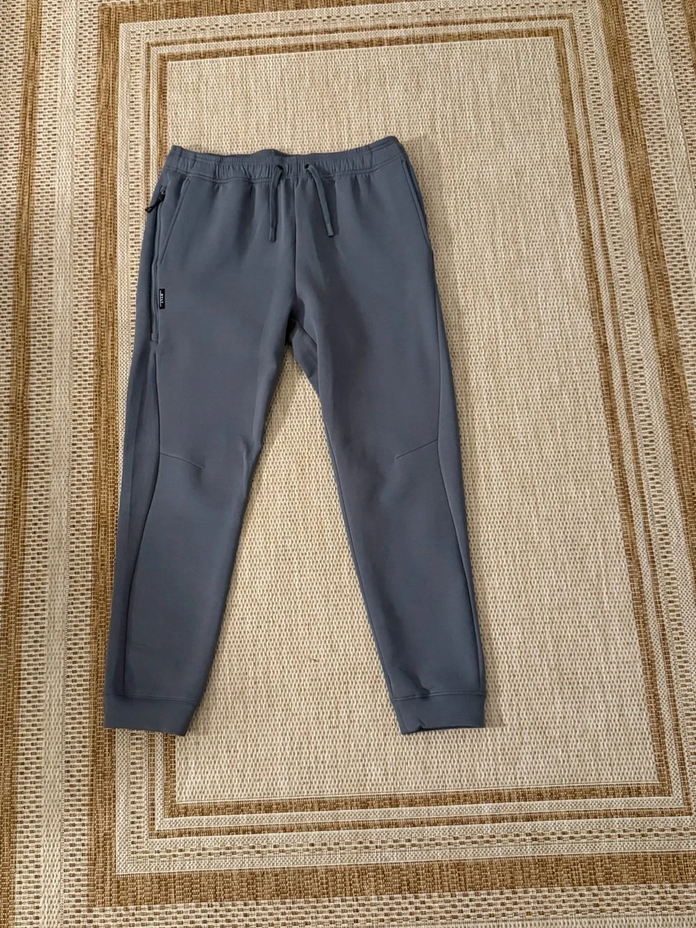 BYLT ROAMKNIT JOGGER DUSTY-BLUE SZ XL